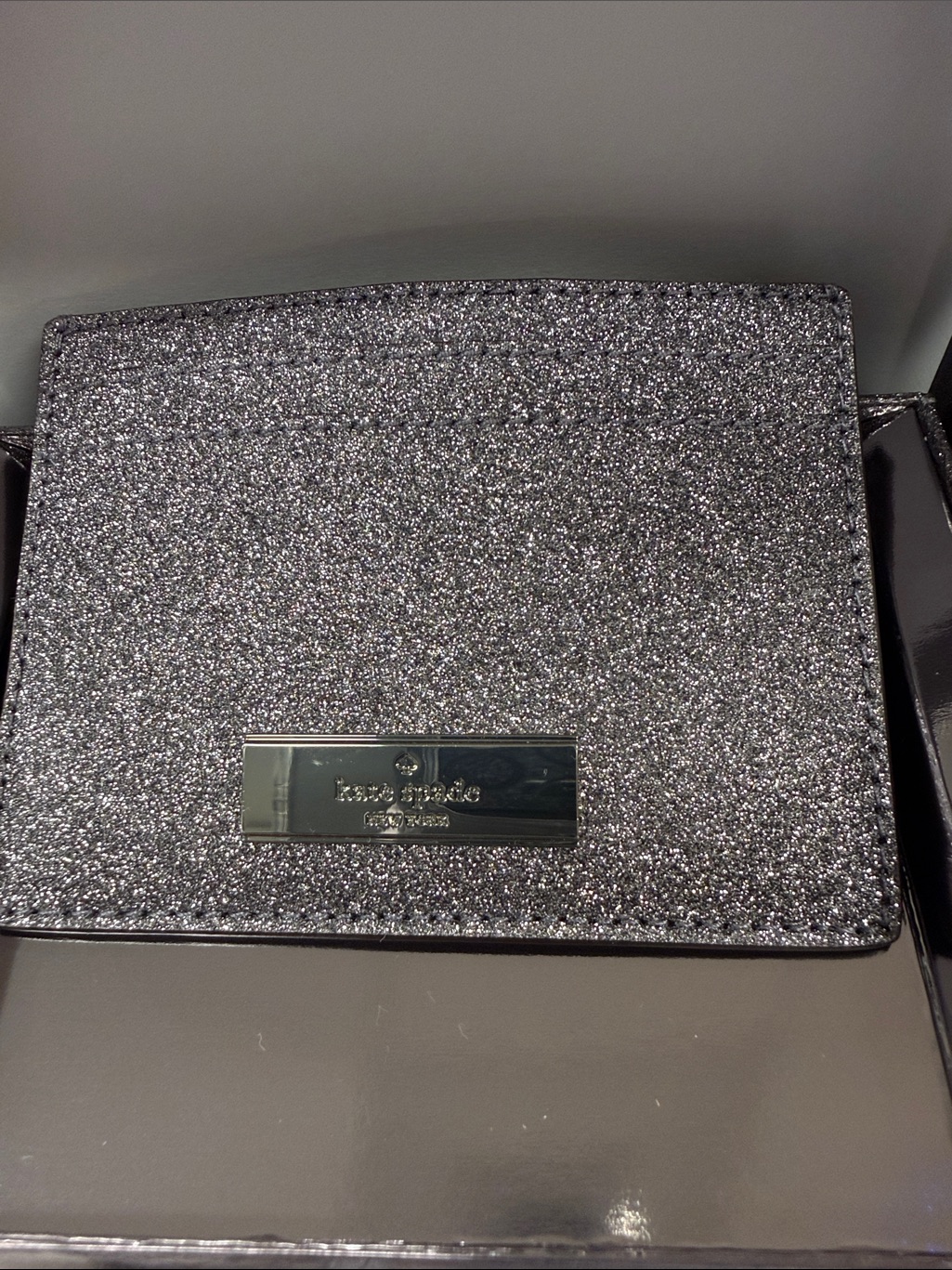 Kate Spade Kenzie Glitter Card Holder 3 X 4â